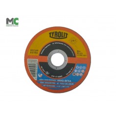 Disco de corte Tyrolit de 4,5" - A60Q-BFXA